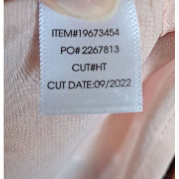 Torrid 2X Multicolor Chiffon Clip Dot Long Sheer Sleeve Blouse Elasticized Cuffs - Picture 9 of 9